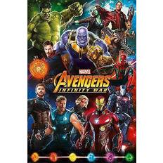 Pyramid International Avengers Infinity War Poster Helden