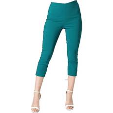 Roman Cropped Stretch Trouser - Bright Green