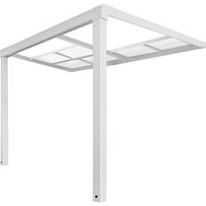 Coperture per Patio Home Deluxe Bianco Terrazza Sul Tetto Solis 290 x 295 x 233/272 cm