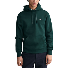 Gant Shield Hoodie - Tartan Green