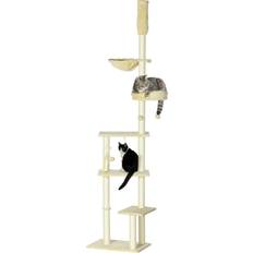 Cat tower Pawhut to Ceiling Climbing Cat Tree Tower, 230-250cm