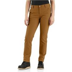 Carhartt Canvas Work Relaxed-Fit Textile Pants - Brown