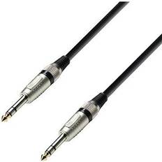 Kabler Adam Hall AH Audio Cable 6.3 mm Jack Stereo to 6.3 mm Jack Stereo 0.6 m K3 BVV 0060