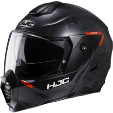 Motorcykeludstyr HJC Flip-Up C80 Bult - Sort/Orange
