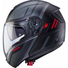Caberg Levo X Manta Flip-Up Helmet - Matt Black/Grey/Red