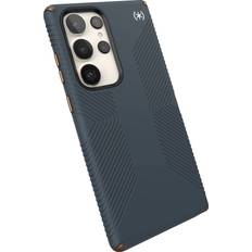 Mobile Phone Cases Speck Presidio2 Grip Case for Samsung Galaxy S23 Ultra Charcoal Grey/Cool Bronze/White