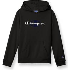 Champion Girls Hoodies Champion Big, Hoodie for Boys, French Terry, Script & Graphic, Black-593027