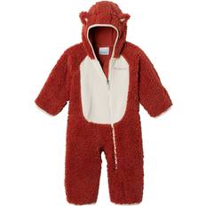 Günstig Schneeoveralls Columbia Combinaison En Polaire Foxy Baby Bébé Warp Rouge, Chalk 18/24 MO