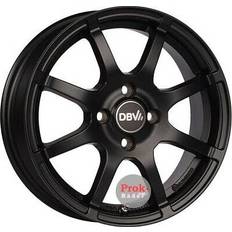 DBV Dbv bali ii schwarz matt lackiert 5.5x15 et42 - lk4/100 ml60.1 felge alu