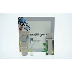 Ferragamo Gift Boxes Ferragamo Salvatore Bright Leather Gift Set 3 Piece 100ml
