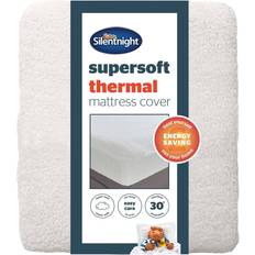 Square Mattress Covers Silentnight Supersoft Thermal Mattress Cover White (200x200cm)