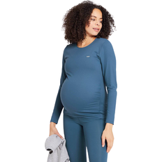 Power Maternity LS Top Dust Blue