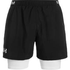 Under Armour Pantalón Corto Vanish Woven 2in1 Negro Blanco - Black/White