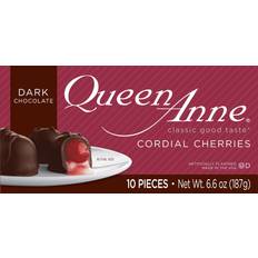 Vanilla Chocolates Queen Anne Dark Chocolate Cordial Cherries 6.6oz 10 1