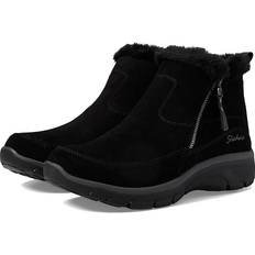 Skechers Women Ankle Boots Skechers Easy Going Cool Zip Black Women's Shoes Black