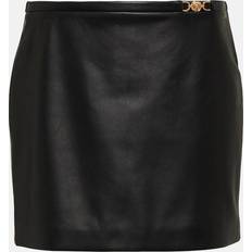 Leather Skirts Versace Medusa '95 leather miniskirt black