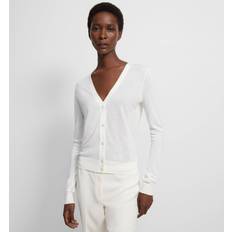 Theory V-Neck Button-Front Regal Wool Cardigan New