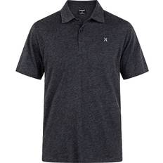 Hurley Ace Vista Polo S/S Tshirt, schwarz Heather Black