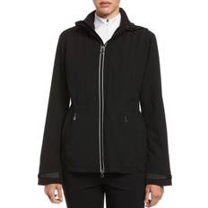 Callaway Outerwear Callaway Women's Wind and Water-Resistant Golf Jacket, Medium, Caviar