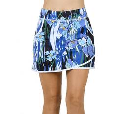 Sofibella Women's 16” Golf Colors Skort, Small, Blue Garden