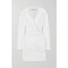 Polyamide Dresses Alexander Wang Asymmetrical Cotton Dress - White