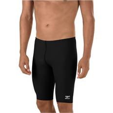 Black - Men Swimwear Speedo Men's Solid Endurance Jammer Black