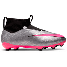 Kinderschuhe Nike Jr. Zoom Mercurial Superfly 9 Academy XXV MG - Metallic Silver/Black/Volt/Hyper Pink