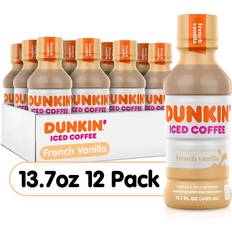 Cold Brew & Bottled Coffee Dunkin' Donuts French Vanilla Iced Coffee 13.7fl oz 12pack