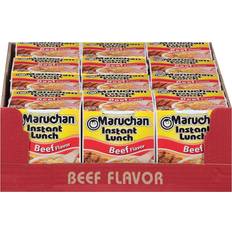 Pasta, Rice & Beans Maruchan Instant Lunch Beef Flavor Ramen Noodle Soup 2.3oz 12