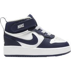 Blue Sneakers Nike Court Borough Mid 2 TDV - White/Signal Blue/Blue Void