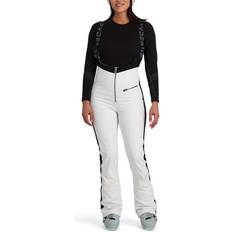 Skiing - White Pants Spyder Strutt Bib Shell Pant - White