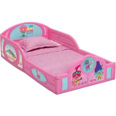 Delta Children Trolls World Tour Plastic Sleep & Play Toddler Bed