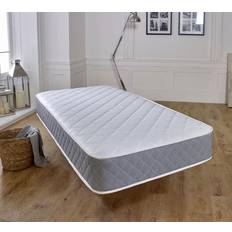 Single grey bed EXtreme comfort ltd Cooltouch Essentials 18cm Small Double Bed Matress 75x190cm