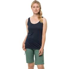 Jack Wolfskin Linnen Jack Wolfskin Pack & Go Tank W T-tröja Ärmlös T-shirt - Nattblå