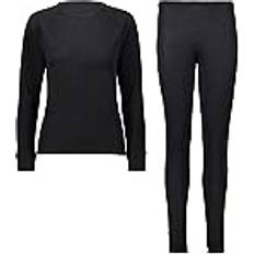 Conjuntos de Capa Base CMP Woman Set Sweat and Pant - Negro