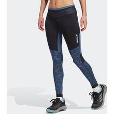 Blue - Running Tights adidas Agravic Tight Women Grey, Blue