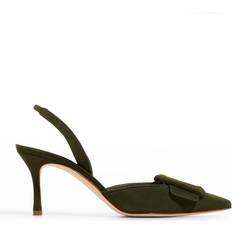 Manolo Blahnik Højhælede sko Manolo Blahnik Pumps Woman - Kaki