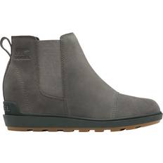 Gray - Women Chelsea Boots Sorel Women's Evie II Chelsea Bootie- Grey