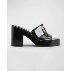Valentino Garavani Dame Sandaler med hæl Valentino Garavani Black VLogo Heels IT