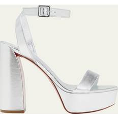 Christian Louboutin Heeled Sandals Christian Louboutin Movida Sabina metallic leather platform sandals metallic