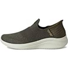 Skechers Womens Ultra Flex 3.0 Martha Stewart Collab Slip-On Shoe, Medium, Green Green