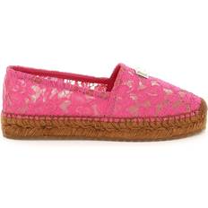 Dolce & Gabbana Pink Espadrilles Dolce & Gabbana Taormina Lace Espadrilles