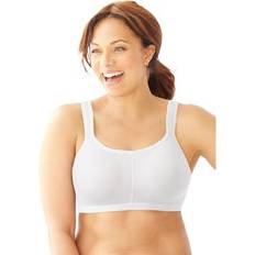 Woman Within Bras Woman Within Plus Comfort Zone Bra in White Size DDD