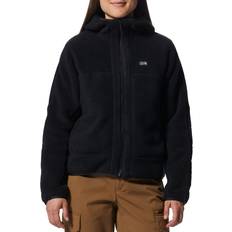 Mountain Hardwear Hicamp Huvjacka med hel dragkedja fleece Dam svart 2022 Fleecetröjor