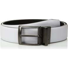 NIKE Men Belts NIKE Men's Pebble Feather Edge Reversible Belt, White/Black