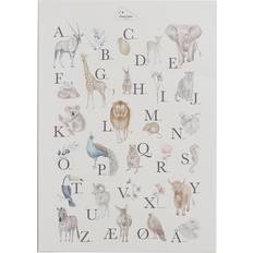 Carta Poster Cam Cam Copenhagen Alphabet Poster Danish Version 16.5x23.4"