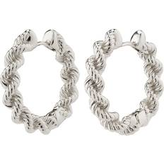 Pilgrim Annika Robe Chain Hoops - Silver