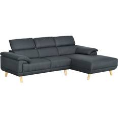 Homcom Corner Sofa 246cm 3 Seater