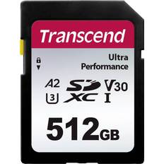 512 GB - SDXC Schede di memoria Transcend 340S Ultra Performance SDXC Class 10 UHS-I U3 V30 A2 160/90MB/s 512GB