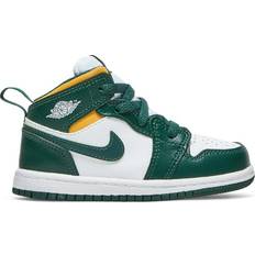 18½ Basketbalschoenen Nike Air Jordan 1 Mid TD - Noble Green/Pollen/White